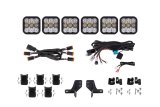 Diode Dynamics Bronco SS5 6-Pod CrossLink Grille Lightbar Kit Pro - White Combo thumbnail 1