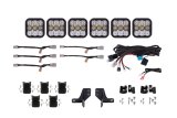 Diode Dynamics Bronco SS5 6-Pod CrossLink Grille Lightbar Kit Pro - White Combo thumbnail 2