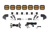 Diode Dynamics Bronco SS5 Pro CrossLink Windshield - Yellow Combo Lightbar Kit thumbnail 2