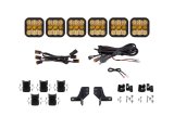 Diode Dynamics Bronco SS5 6-Pod CrossLink Grille Lightbar Kit Sport - Yellow Combo thumbnail 1