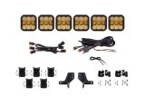 Diode Dynamics Bronco SS5 6-Pod CrossLink Grille Lightbar Kit Sport - Yellow Combo thumbnail 3