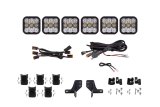 Diode Dynamics Bronco SS5 6-Pod CrossLink Grille Lightbar Kit Sport - White Combo thumbnail 1