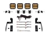 Diode Dynamics Jeep JK SS5 4-Pod CrossLink Grille Lightbar Kit Sport - Yellow Combo thumbnail 1