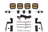 Diode Dynamics Jeep JK SS5 4-Pod CrossLink Grille Lightbar Kit Sport - Yellow Combo thumbnail 3
