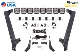 Diode Dynamics Jeep JK SS5 Sport CrossLink Windshield - Yellow Combo Lightbar Kit thumbnail 6