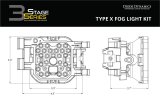 Diode Dynamics SS3 Sport Type X Kit ABL - Yellow SAE Fog thumbnail 7