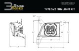 Diode Dynamics SS3 Pro Type SV2 Kit ABL - White SAE Fog thumbnail 7
