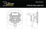 Diode Dynamics SS3 Pro Type SD Kit ABL - White SAE Fog thumbnail 7