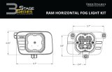 Diode Dynamics SS3 Pro Type Ram Horiz Kit ABL - White SAE Fog thumbnail 7