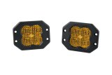 Diode Dynamics SS3 Pro ABL - Yellow Flood Flush (Pair) thumbnail 1