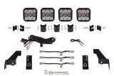 Diode Dynamics Jeep JL SS5 4-Pod CrossLink Grille Lightbar Kit Sport - White Combo thumbnail 2