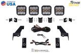 Diode Dynamics Jeep JL SS5 4-Pod CrossLink Grille Lightbar Kit Pro - Yellow Combo thumbnail 8