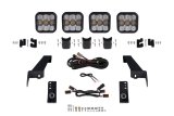 Diode Dynamics Jeep JL SS5 4-Pod CrossLink Grille Lightbar Kit Pro - White Combo thumbnail 3