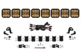 Diode Dynamics SS5 Pro Universal CrossLink 8-Pod Lightbar - Yellow Combo thumbnail 2
