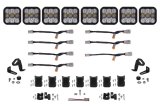 Diode Dynamics SS5 Pro Universal CrossLink 8-Pod Lightbar - White Combo thumbnail 1