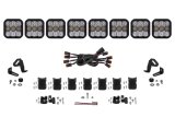 Diode Dynamics SS5 Pro Universal CrossLink 8-Pod Lightbar - White Combo thumbnail 2