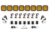Diode Dynamics SS5 Sport Universal CrossLink 8-Pod Lightbar - Yellow Driving thumbnail 3