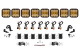 Diode Dynamics SS5 Sport Universal CrossLink 8-Pod Lightbar - Yellow Combo thumbnail 2