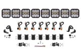 Diode Dynamics SS5 Sport Universal CrossLink 8-Pod Lightbar - White Combo thumbnail 2