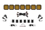 Diode Dynamics SS5 Pro Universal CrossLink 7-Pod Lightbar - Yellow Driving thumbnail 2