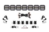 Diode Dynamics SS5 Pro Universal CrossLink 7-Pod Lightbar - White Combo thumbnail 2