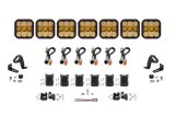 Diode Dynamics SS5 Sport Universal CrossLink 7-Pod Lightbar - Yellow Combo thumbnail 2