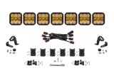 Diode Dynamics SS5 Sport Universal CrossLink 7-Pod Lightbar - Yellow Combo thumbnail 3
