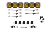 Diode Dynamics SS5 Pro Universal CrossLink 6-Pod Lightbar - Yellow Driving thumbnail 1