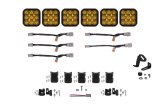 Diode Dynamics SS5 Pro Universal CrossLink 6-Pod Lightbar - Yellow Driving thumbnail 2