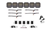 Diode Dynamics SS5 Pro Universal CrossLink 6-Pod Lightbar - White Driving thumbnail 1