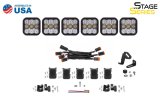 Diode Dynamics SS5 Pro Universal CrossLink 6-Pod Lightbar - White Combo thumbnail 6