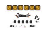 Diode Dynamics SS5 Sport Universal CrossLink 6-Pod Lightbar - Yellow Driving thumbnail 3