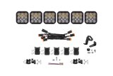 Diode Dynamics SS5 Sport Universal CrossLink 6-Pod Lightbar - White Driving thumbnail 1