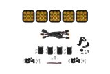 Diode Dynamics SS5 Pro Universal CrossLink 5-Pod Lightbar - Yellow Driving thumbnail 2