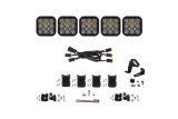 Diode Dynamics SS5 Pro Universal CrossLink 5-Pod Lightbar - White Driving thumbnail 2
