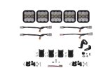 Diode Dynamics SS5 Pro Universal CrossLink 5-Pod Lightbar - White Combo thumbnail 1