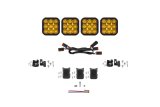 Diode Dynamics SS5 Pro Universal CrossLink 4-Pod Lightbar - Yellow Driving thumbnail 1