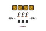 Diode Dynamics SS5 Pro Universal CrossLink 4-Pod Lightbar - Yellow Driving thumbnail 2