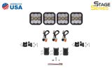 Diode Dynamics SS5 Pro Universal CrossLink 4-Pod Lightbar - Yellow Driving thumbnail 5