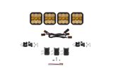 Diode Dynamics SS5 Pro Universal CrossLink 4-Pod Lightbar - Yellow Combo thumbnail 1