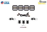 Diode Dynamics SS5 Pro Universal CrossLink 4-Pod Lightbar - White Combo thumbnail 5