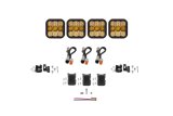 Diode Dynamics SS5 Sport Universal CrossLink 4-Pod Lightbar - Yellow Combo thumbnail 2