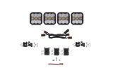 Diode Dynamics SS5 Sport Universal CrossLink 4-Pod Lightbar - White Combo thumbnail 1