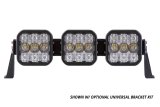 Diode Dynamics SS5 Pro Universal CrossLink 3-Pod Lightbar - White Driving thumbnail 6