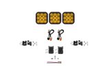 Diode Dynamics SS5 Sport Universal CrossLink 3-Pod Lightbar - Yellow Driving thumbnail 2