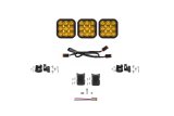 Diode Dynamics SS5 Sport Universal CrossLink 3-Pod Lightbar - Yellow Driving thumbnail 3