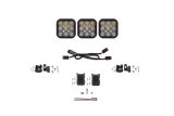 Diode Dynamics SS5 Sport Universal CrossLink 3-Pod Lightbar - White Driving thumbnail 1