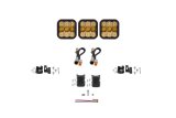 Diode Dynamics SS5 Sport Universal CrossLink 3-Pod Lightbar - Yellow Combo thumbnail 2