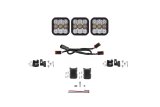 Diode Dynamics SS5 Sport Universal CrossLink 3-Pod Lightbar - White Combo thumbnail 1