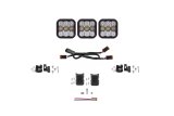Diode Dynamics SS5 Sport Universal CrossLink 3-Pod Lightbar - White Combo thumbnail 4